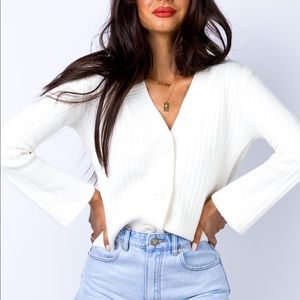 the barellan cropped cardigan 🤍